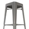 Atlas Commercial Products Titan Series Industrial Metal Bar Stool, Silver MBS9SLV - alternate 6